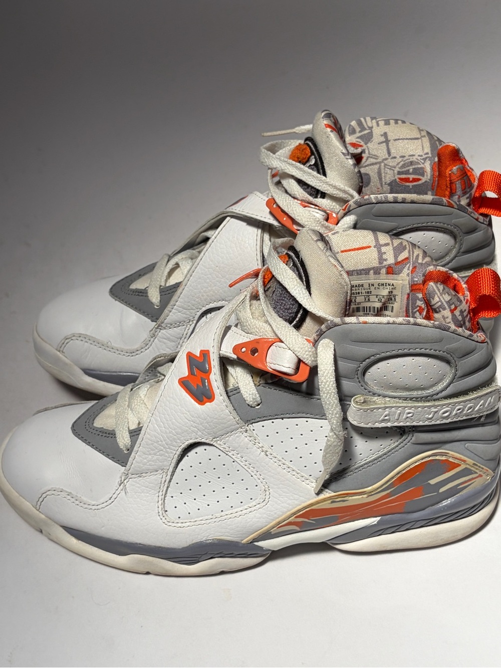 Air Jordan Retro 8 Orange Blaze